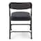 Atlas Commercial Products Triple-Braced Vinyl Padded Metal Folding Chair, Navy Blue MFC22NVVYL - alternate 4